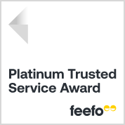 Feefo Platinum Trusted Service Award